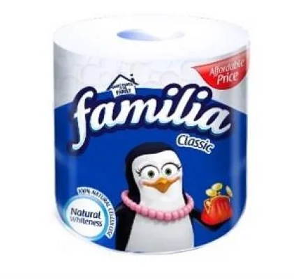 Familia Toilet Tissue Classic Natural Whiteness 2 Ply 12 Rolls