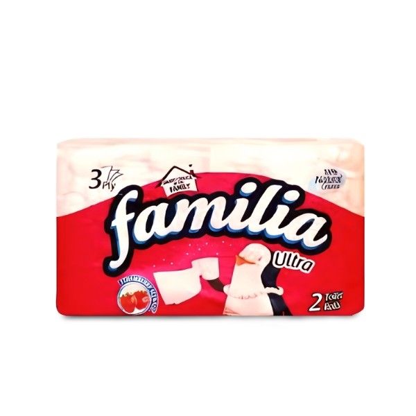 Familia Toilet Tissue Ultra Strawberry Scented 3 Ply 2 Rolls 